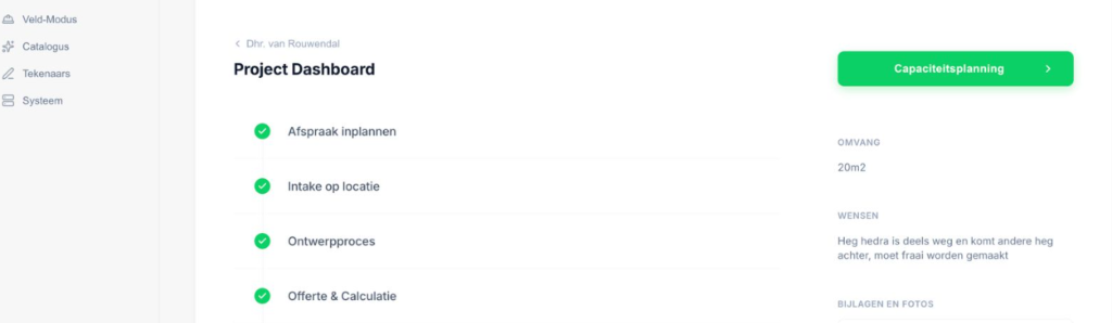 Geavanceerde automatisering screenshot