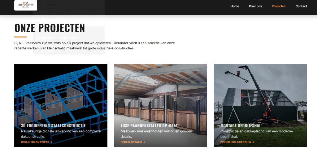 Modern & Sterk Design Screenshot